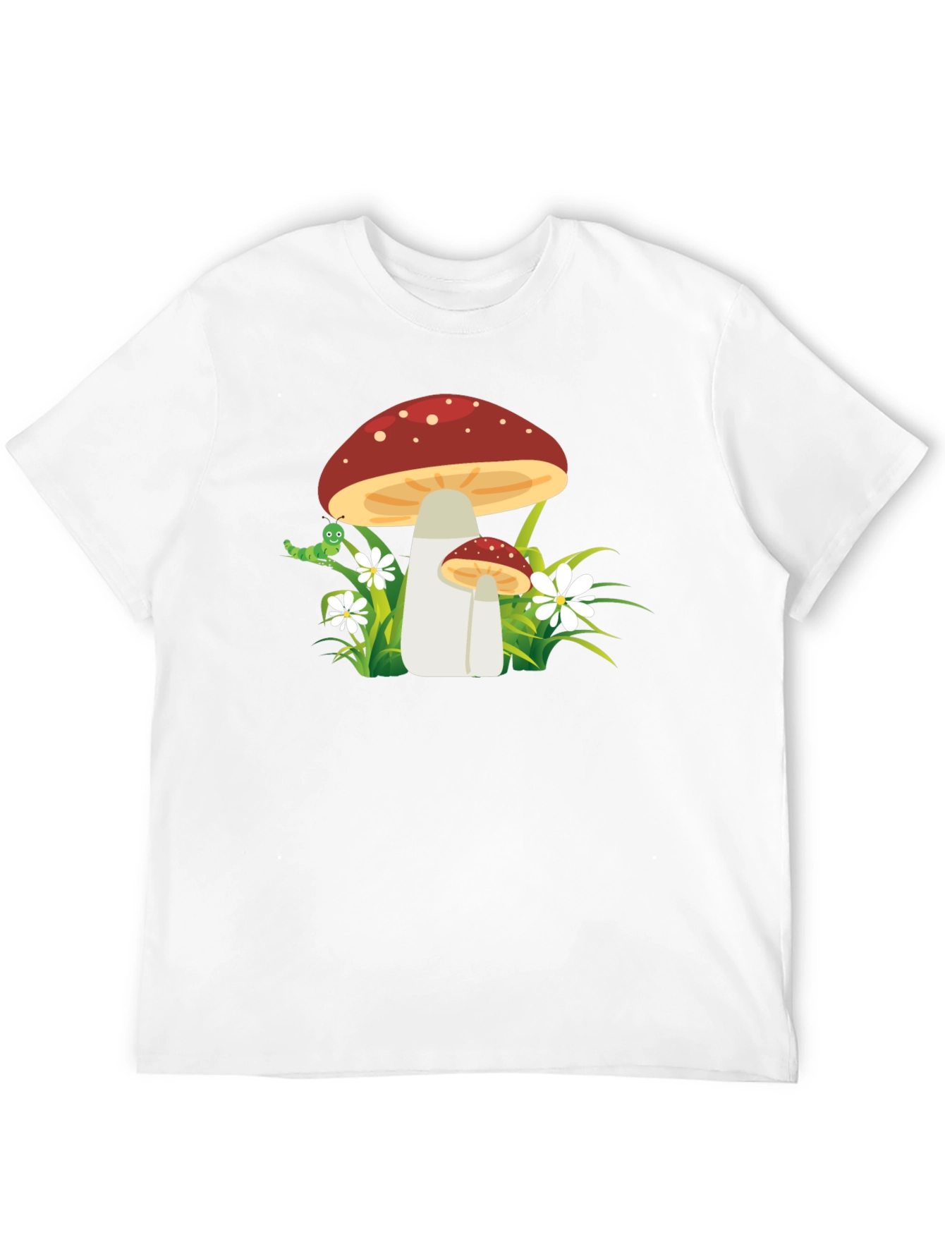 Mushroom Graphic Tee - Funky Nature Shirt