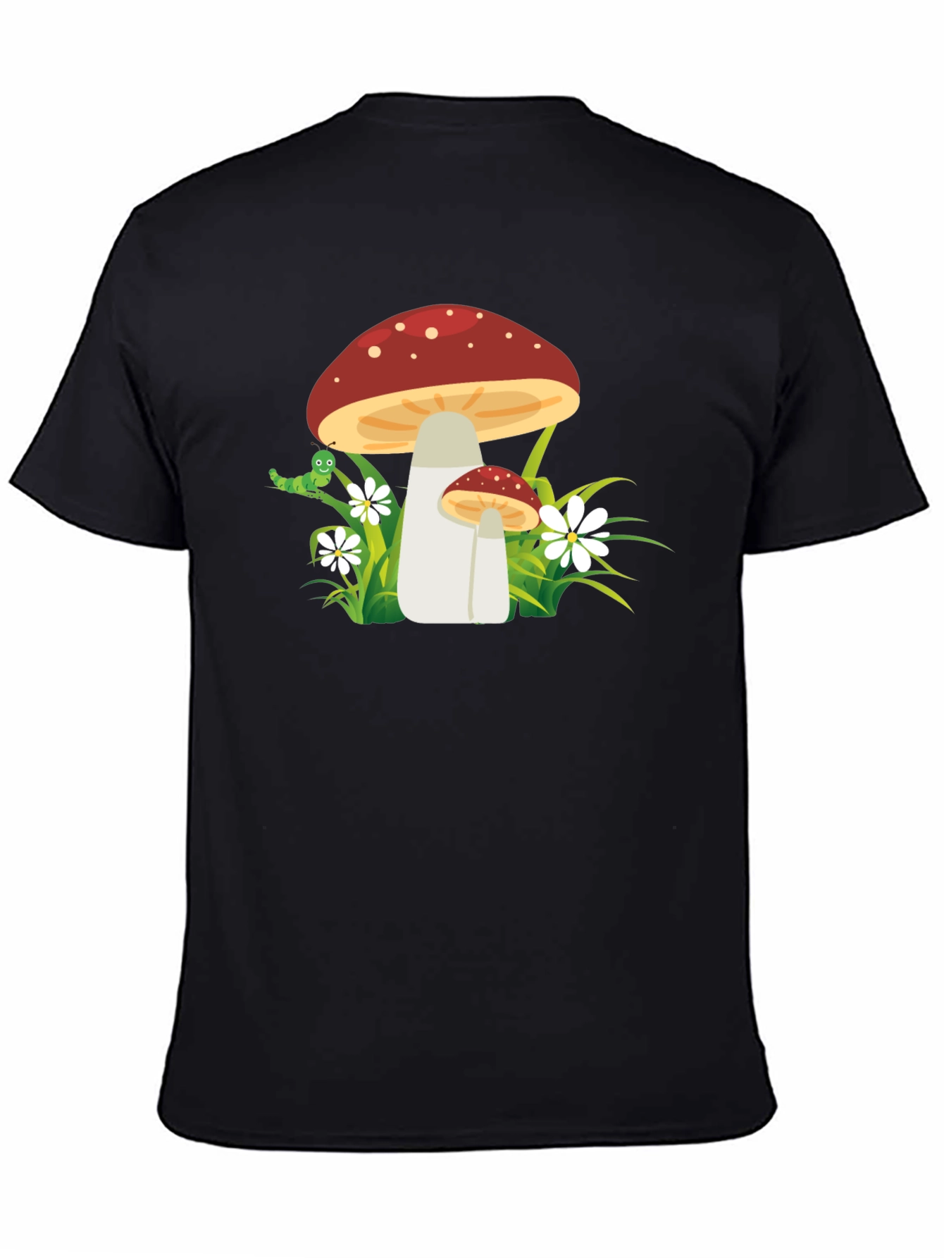 Mushroom Graphic Tee - Funky Nature Shirt