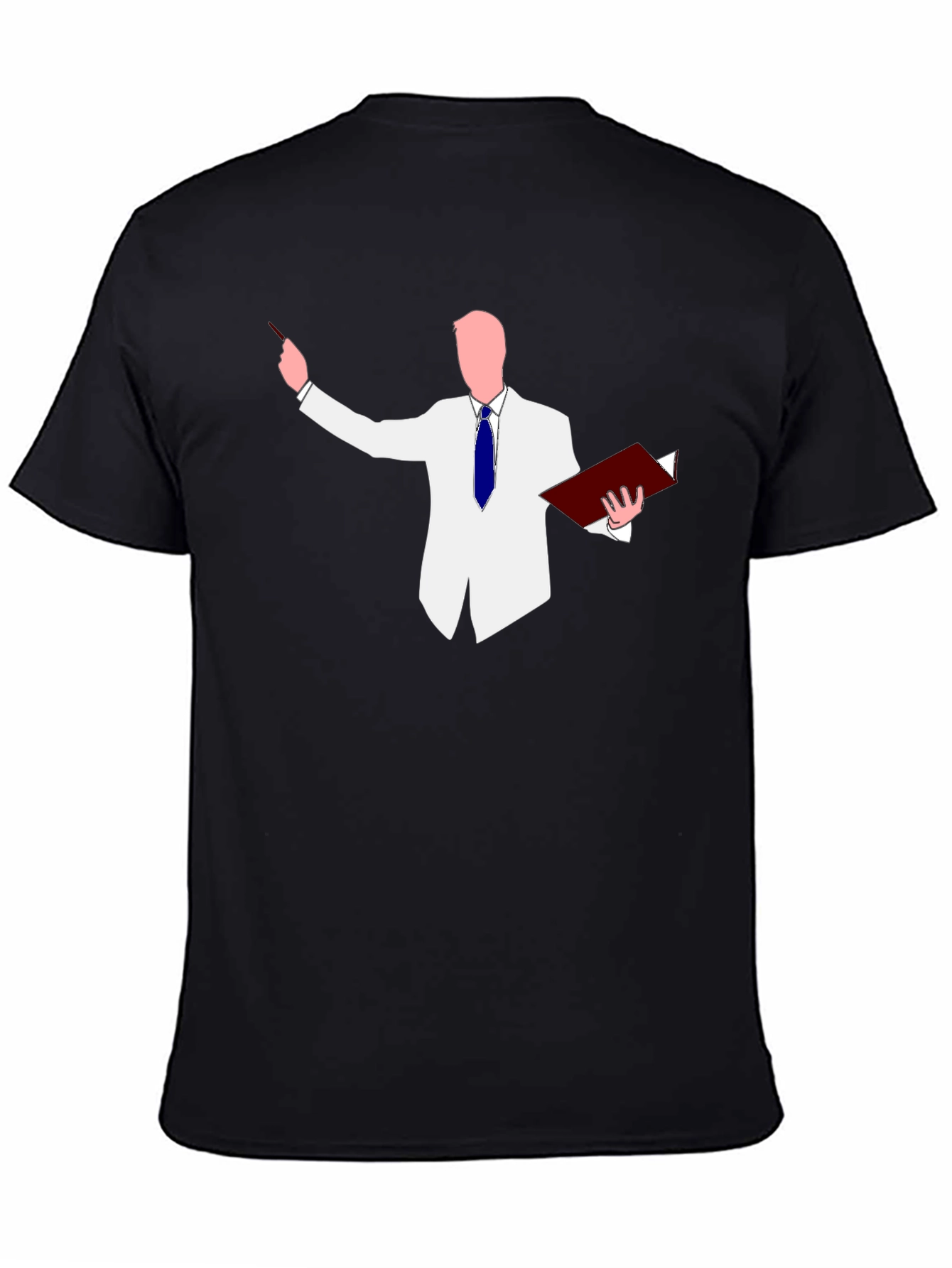 Professor Graphic Tee - Black Cotton T-Shirt