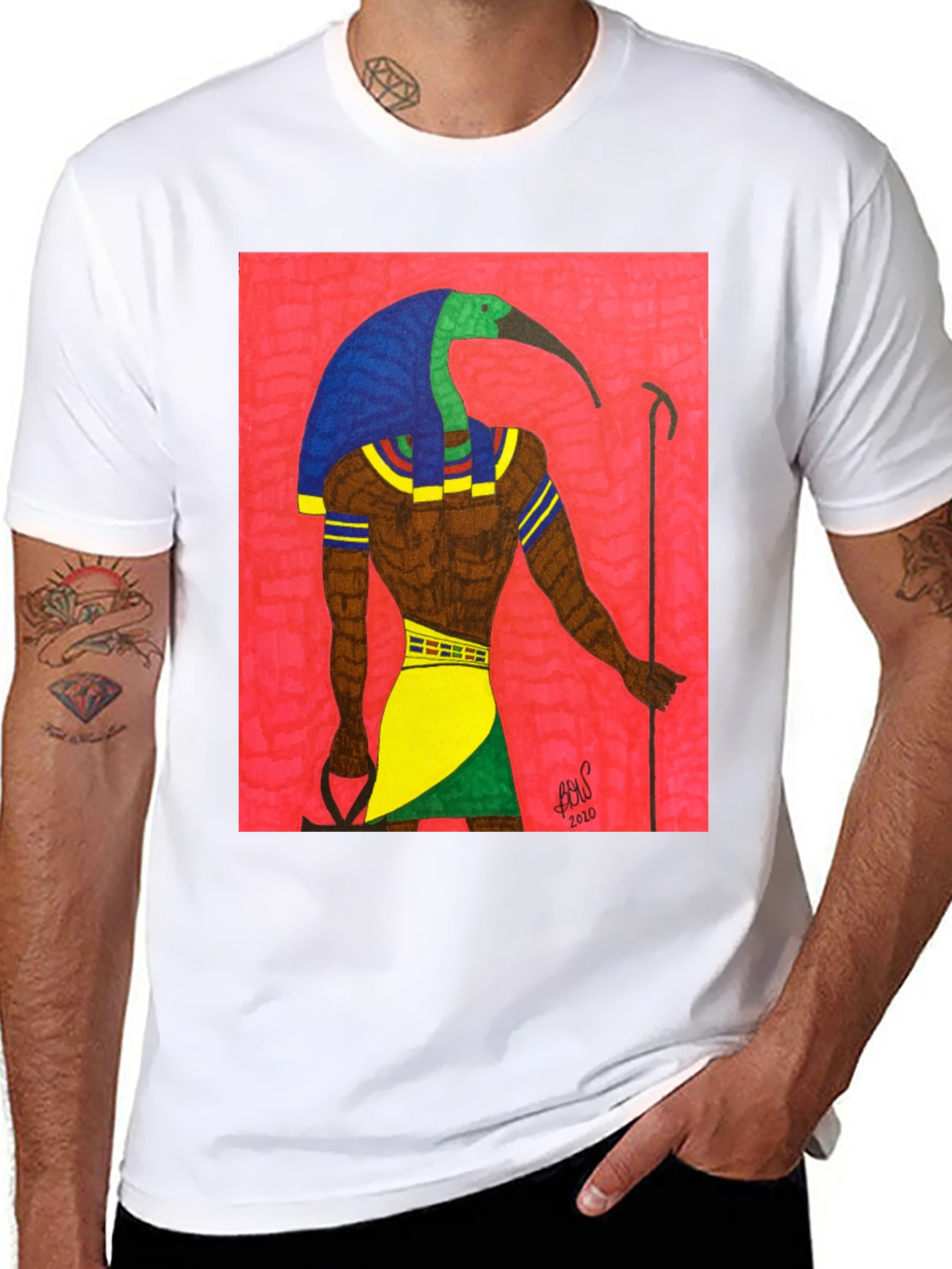 Thoth Egyptian God Graphic T-Shirt