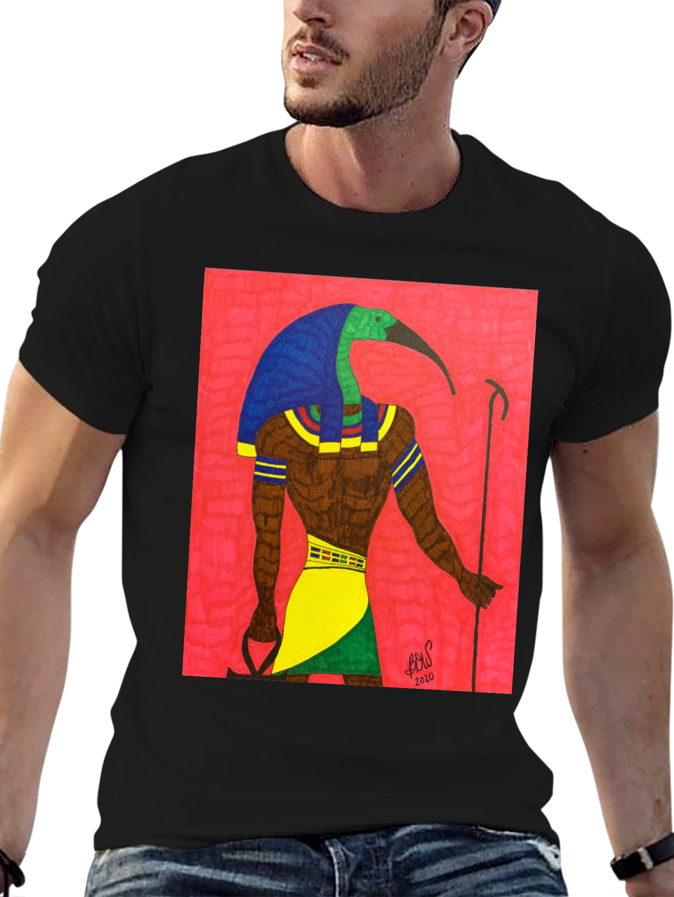 Thoth Egyptian God Graphic T-Shirt