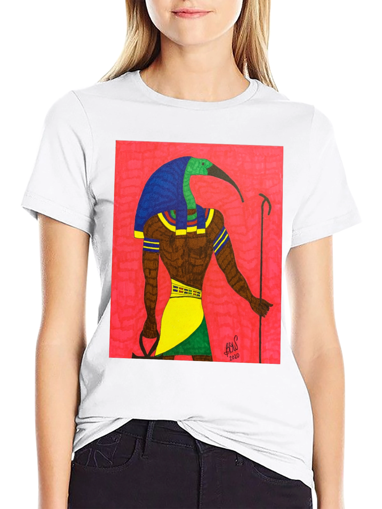 Thoth Egyptian God Graphic T-Shirt