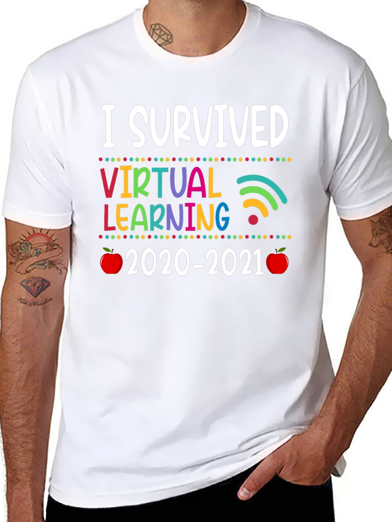 I Survived Virtual Learning 2020-2021 T-Shirt