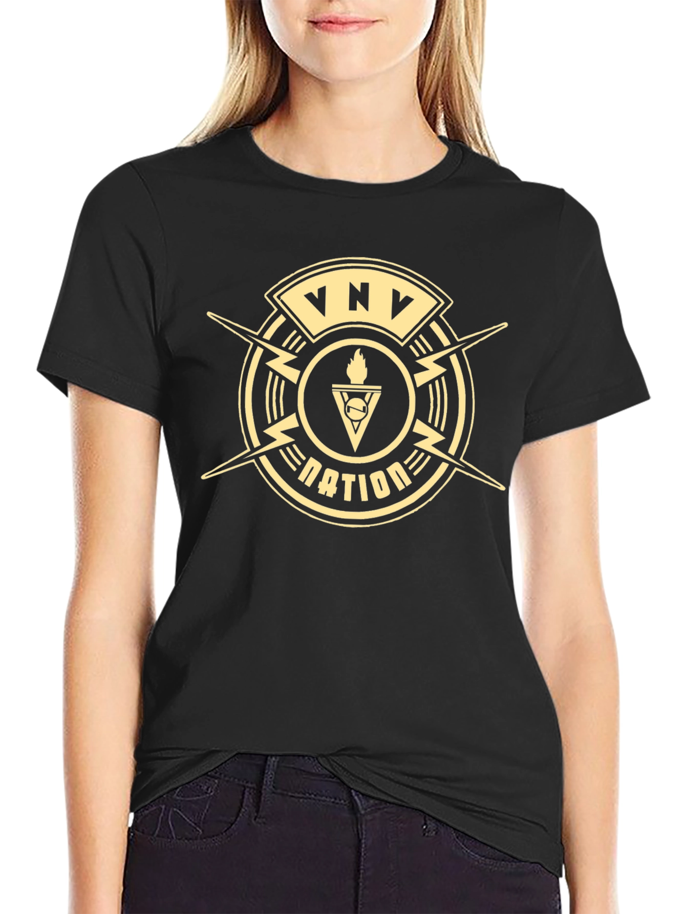VNV Nation Graphic T-Shirt - Black