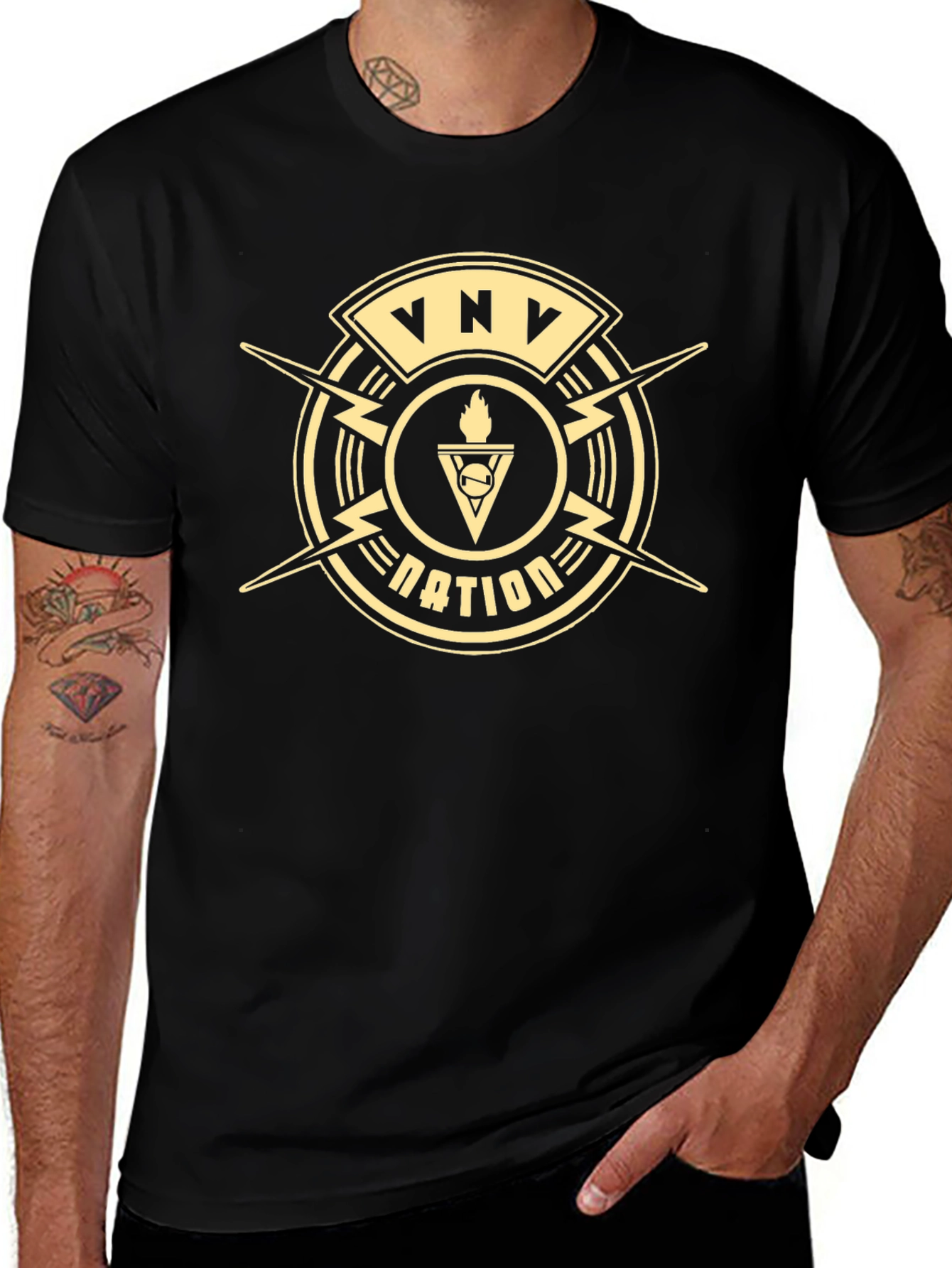 VNV Nation Graphic T-Shirt - Black
