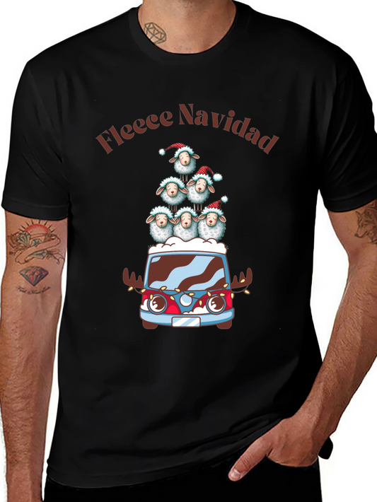 Fleece Navidad Graphic T-Shirt