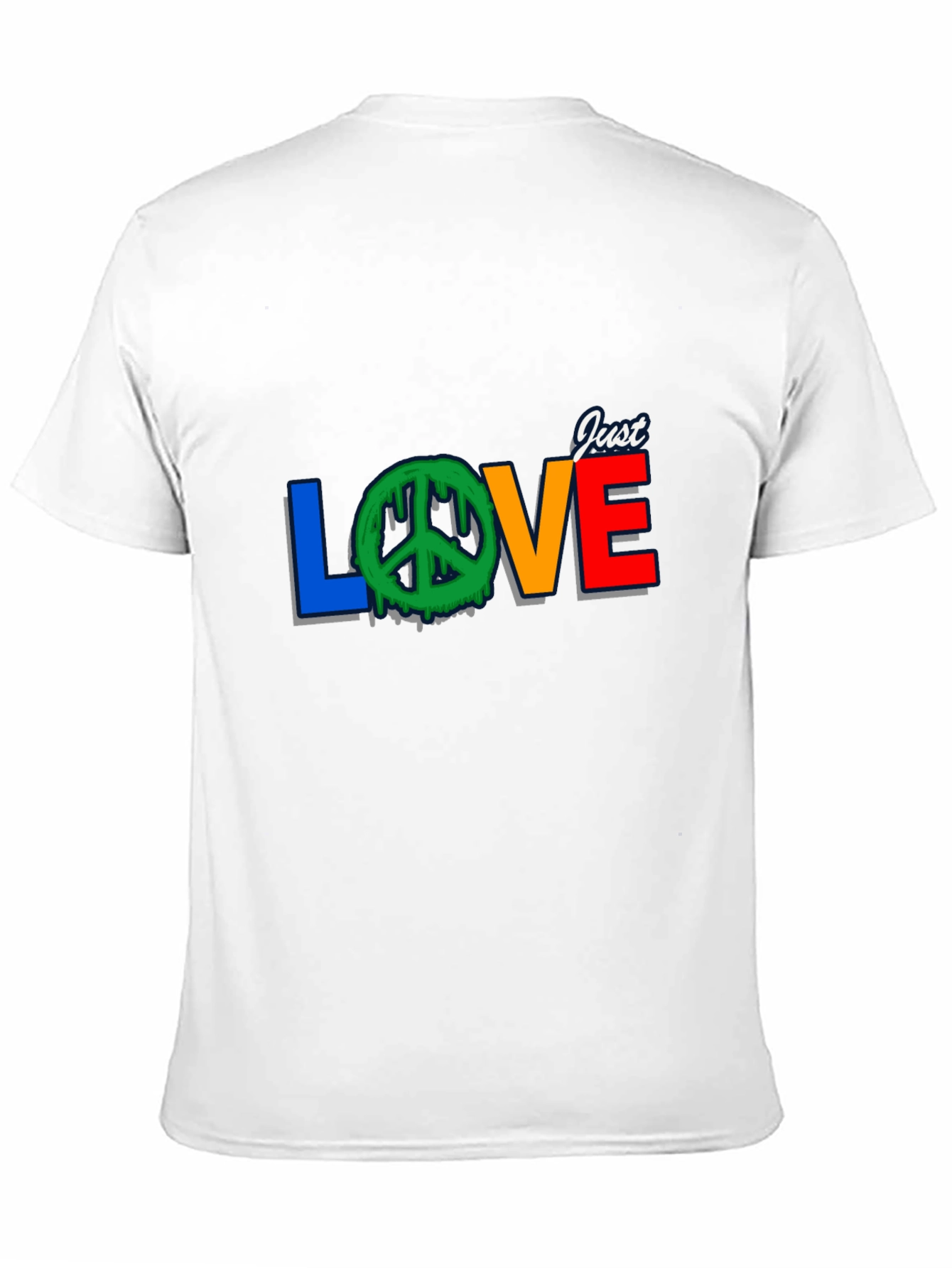 Just Love Peace Sign Graphic Tee