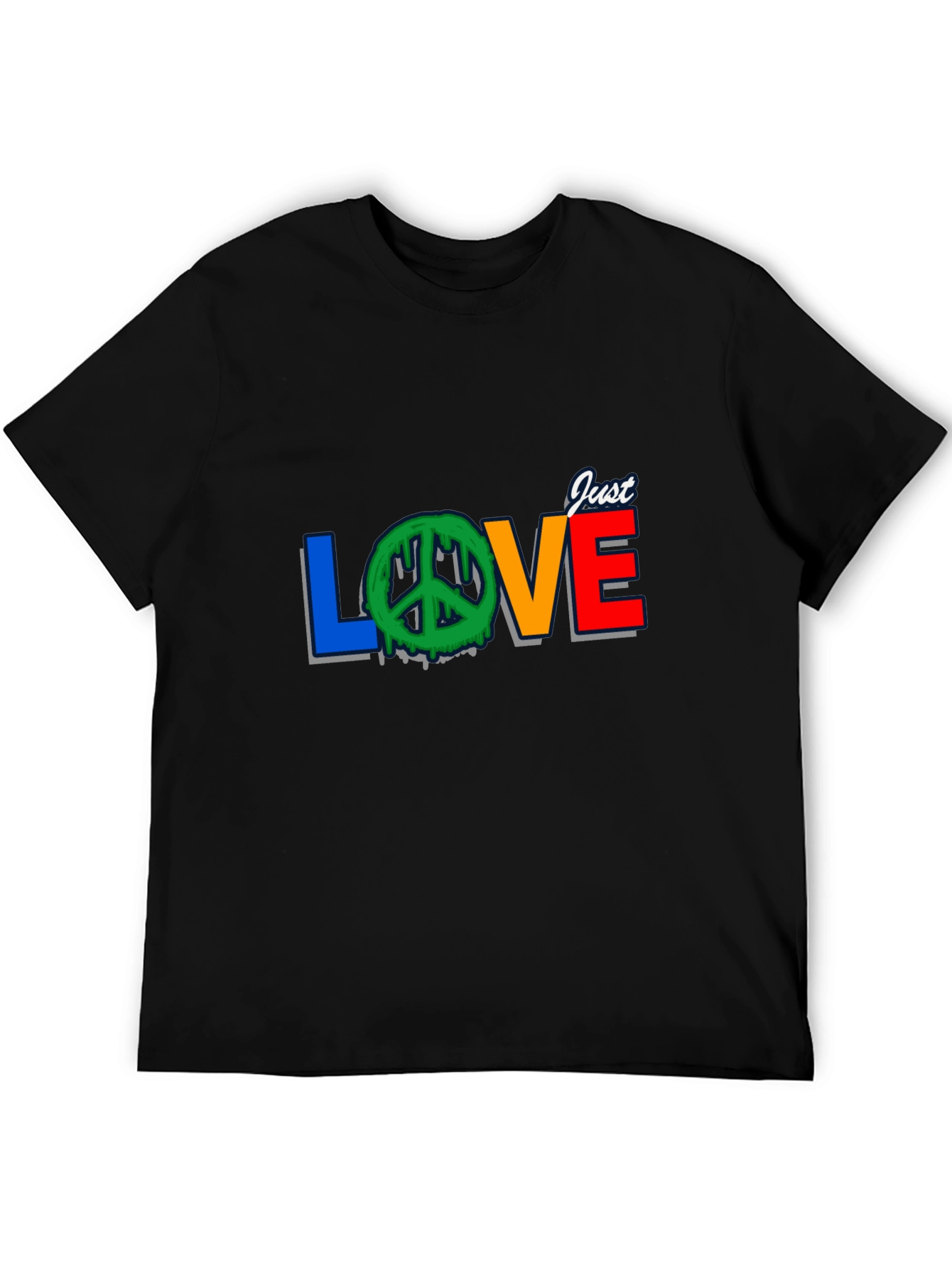 Just Love Peace Sign Graphic Tee