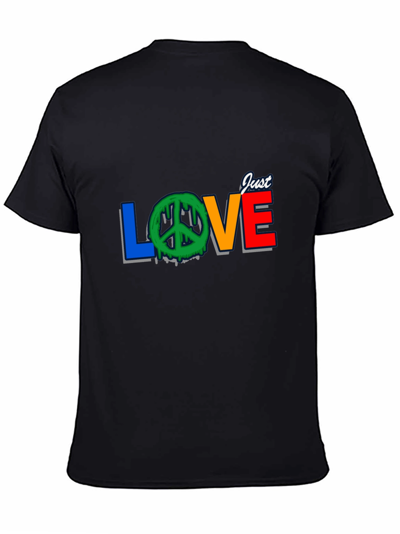 Just Love Peace Sign Graphic Tee