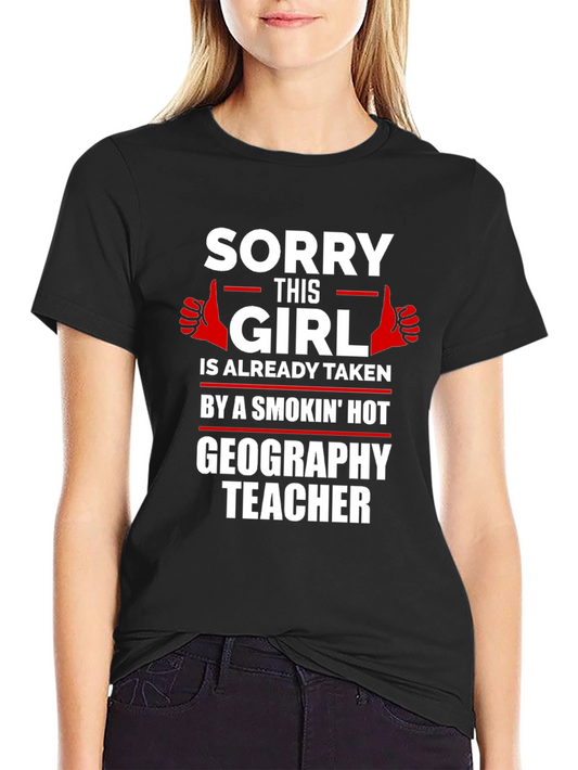 Smokin Hot Geography Teacher Graphic Tee