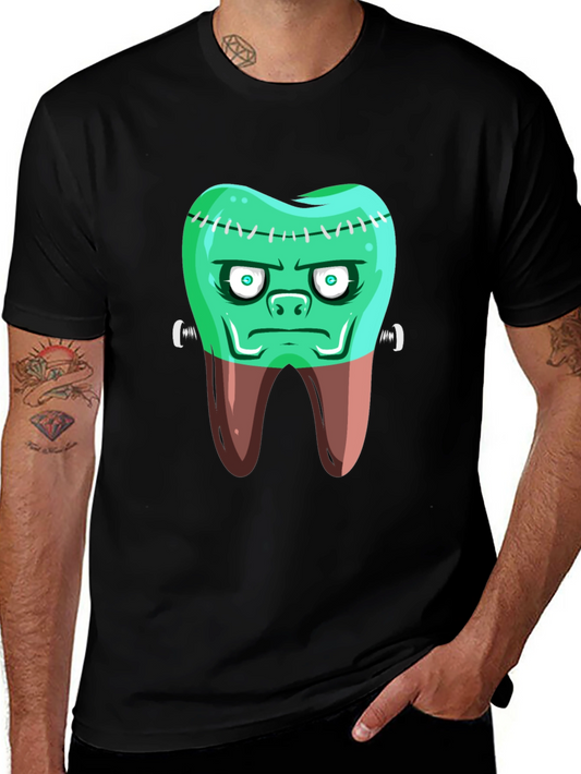 Frankenstein Tooth Graphic T-Shirt
