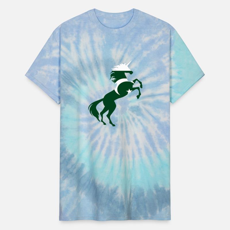 Unicorn Pakistan Flag T-Shirt Magical Unicorn Pun