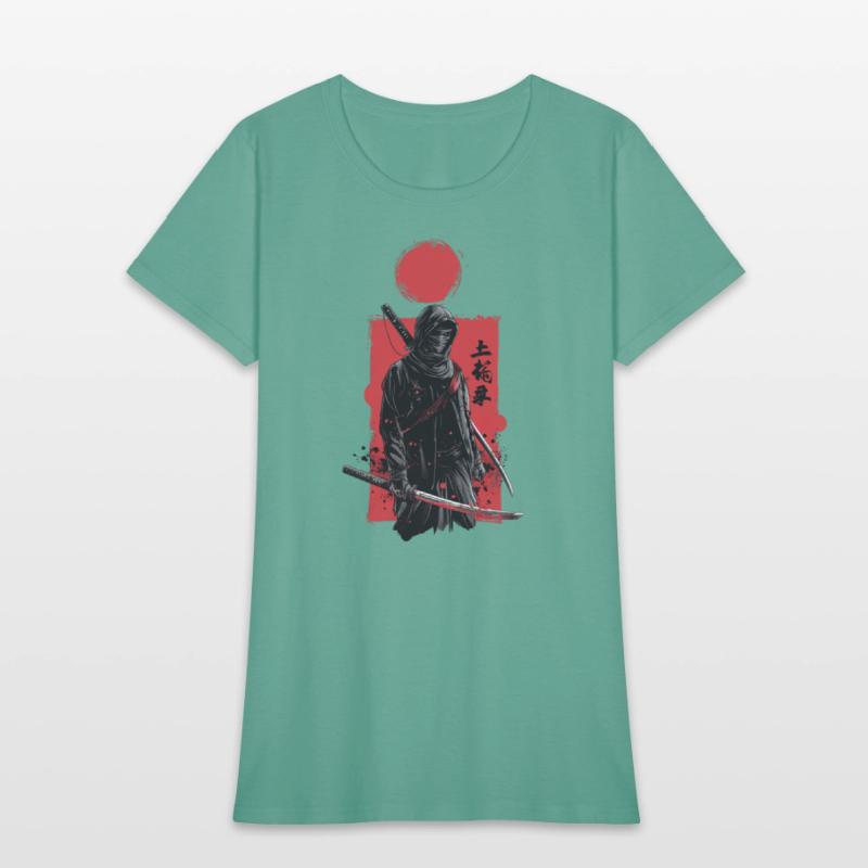 Urban Samurai Warrior in Mysterious Mask