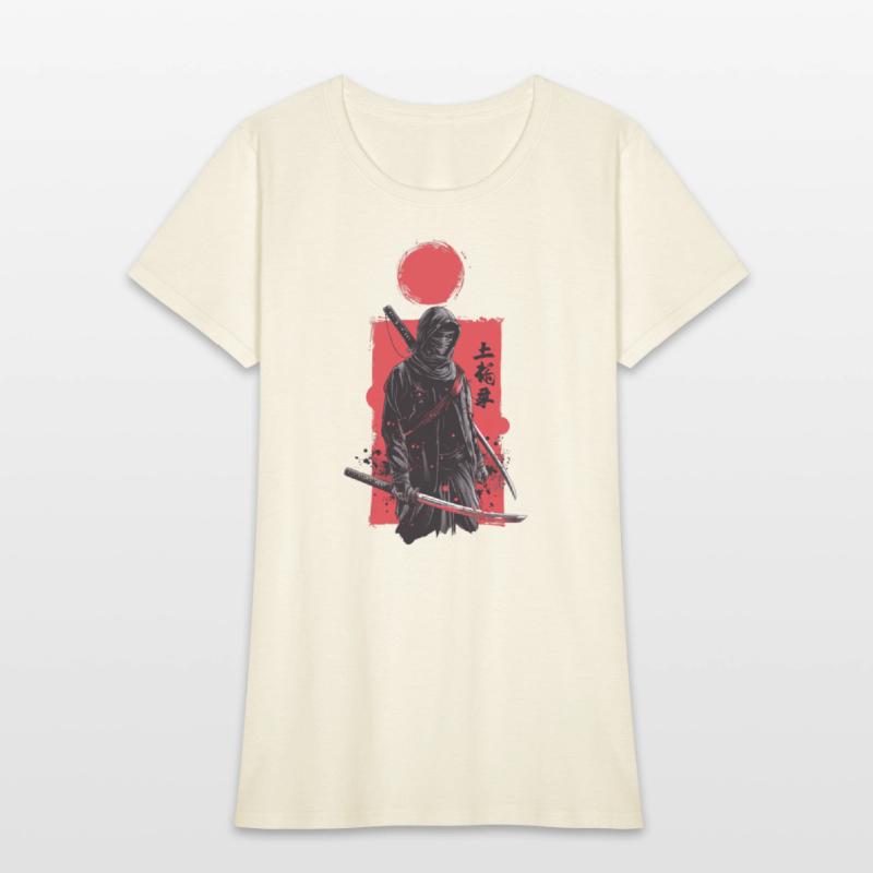 Urban Samurai Warrior in Mysterious Mask