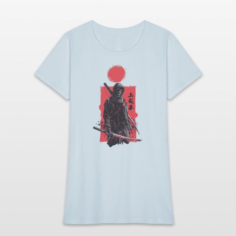 Urban Samurai Warrior in Mysterious Mask