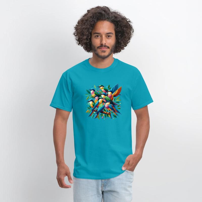 Urban Serenade: Birds on a Wire T-Shirt