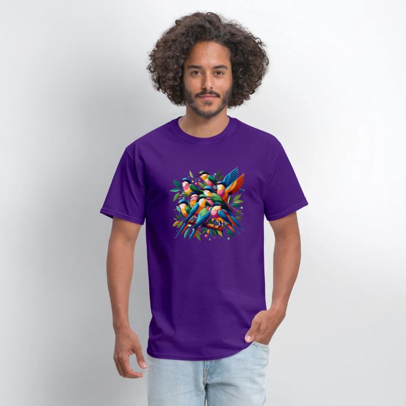 Urban Serenade: Birds on a Wire T-Shirt