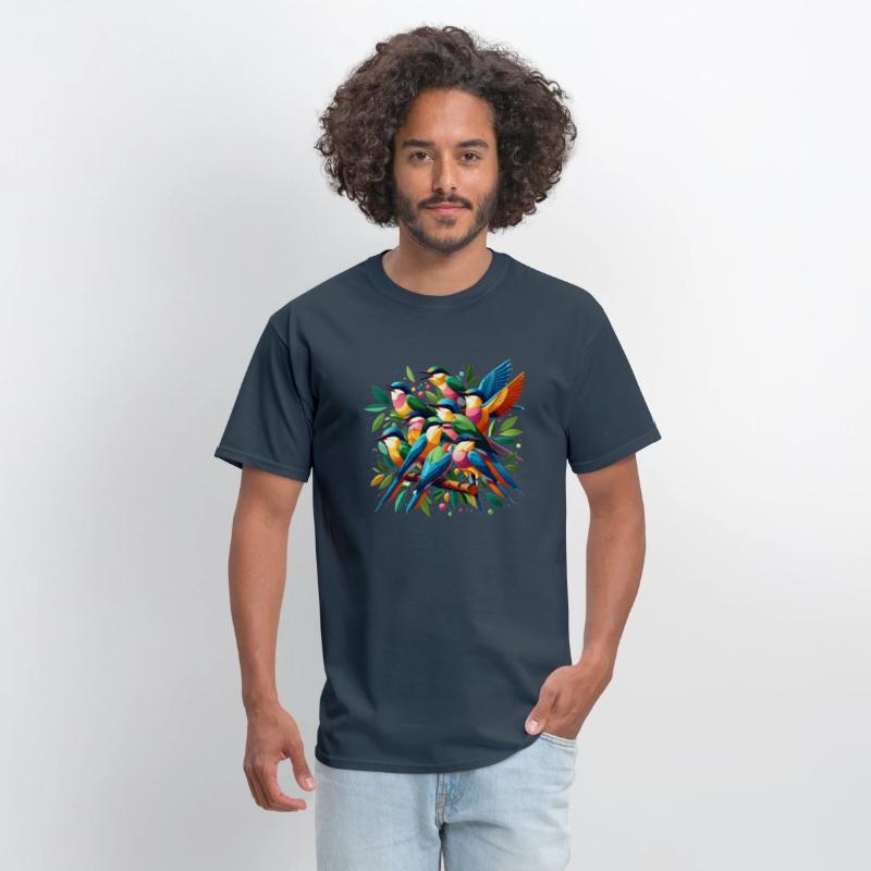 Urban Serenade: Birds on a Wire T-Shirt