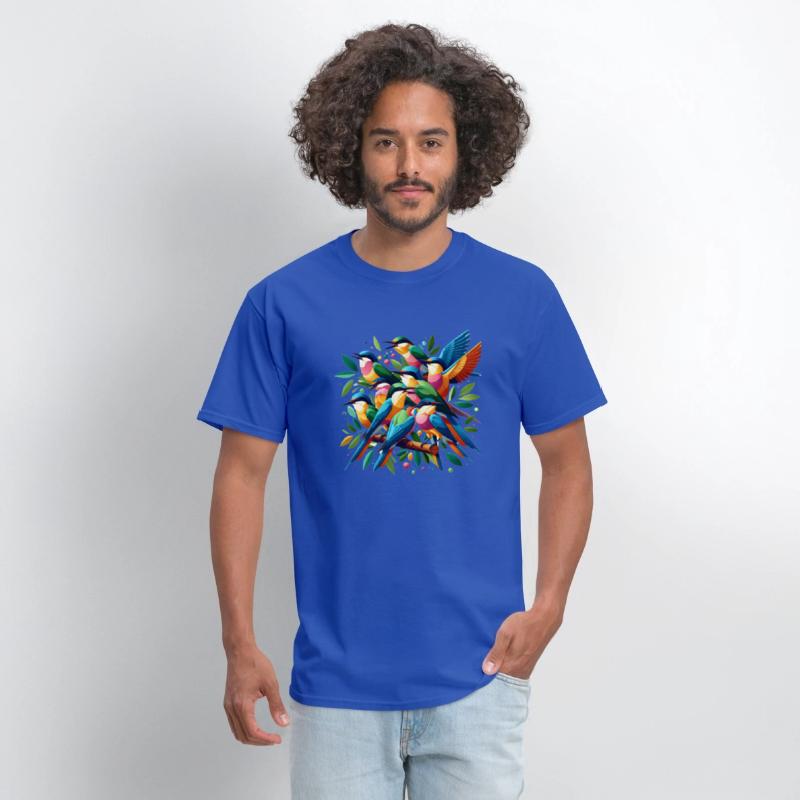 Urban Serenade: Birds on a Wire T-Shirt