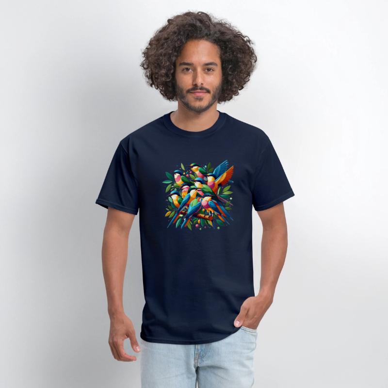 Urban Serenade: Birds on a Wire T-Shirt