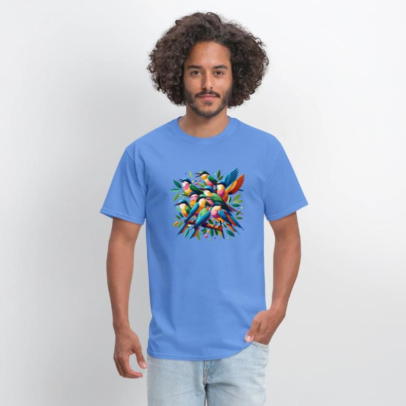 Urban Serenade: Birds on a Wire T-Shirt