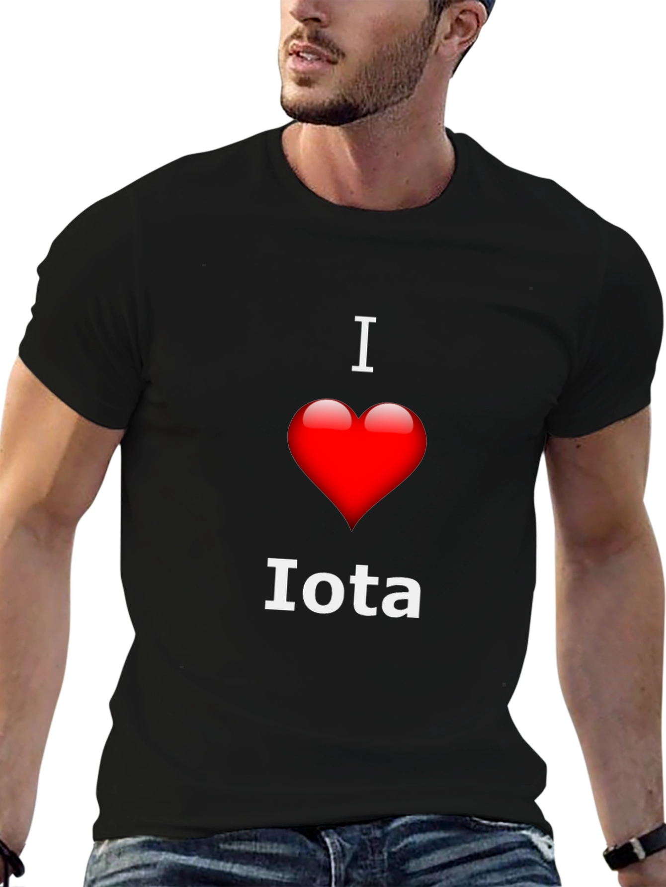 I Love Iota T-Shirt Black