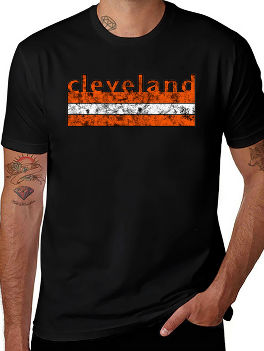Cleveland Distressed Graphic T-Shirt
