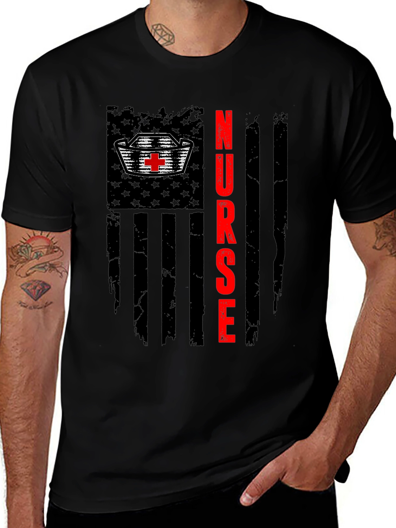 American Nurse Patriotic T-Shirt