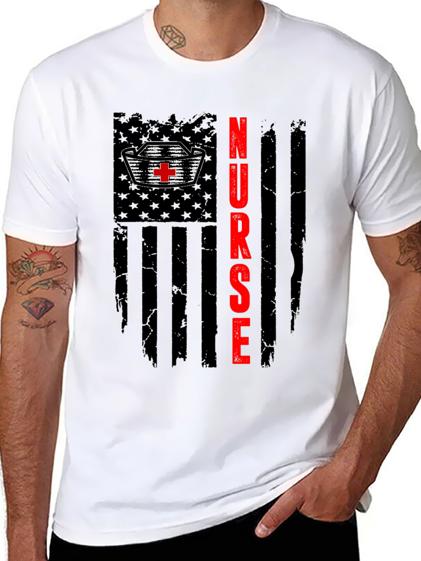 American Nurse Patriotic T-Shirt