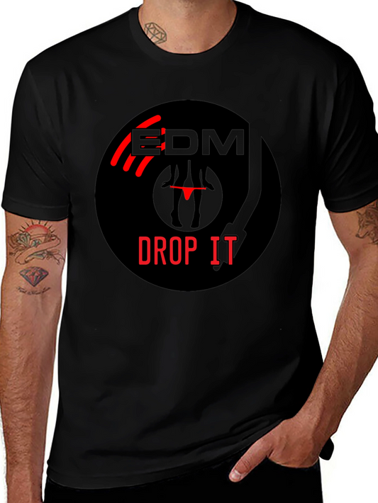 EDM Drop It T-Shirt Black