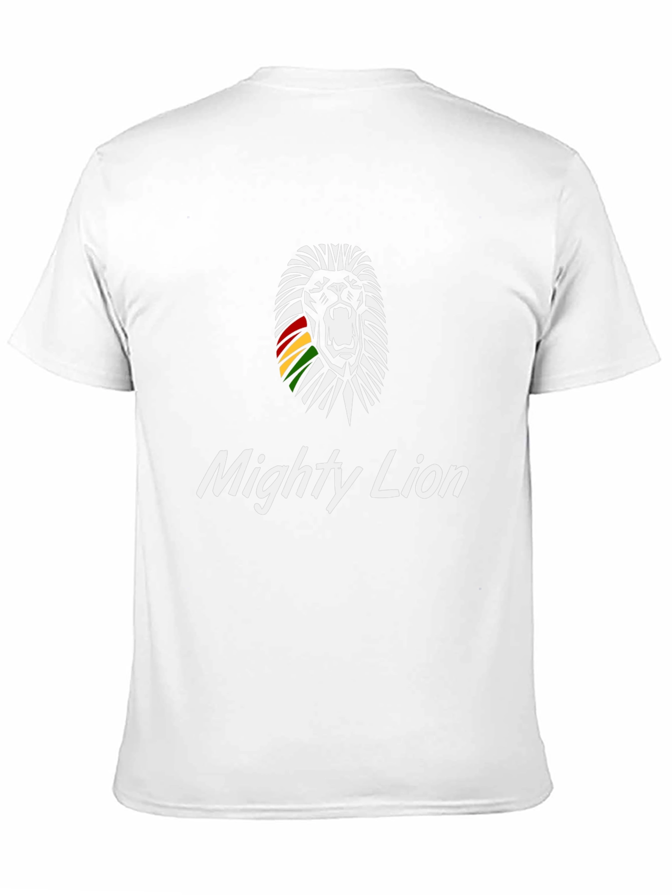 Mighty Lion Graphic Tee - Black Cotton T-Shirt