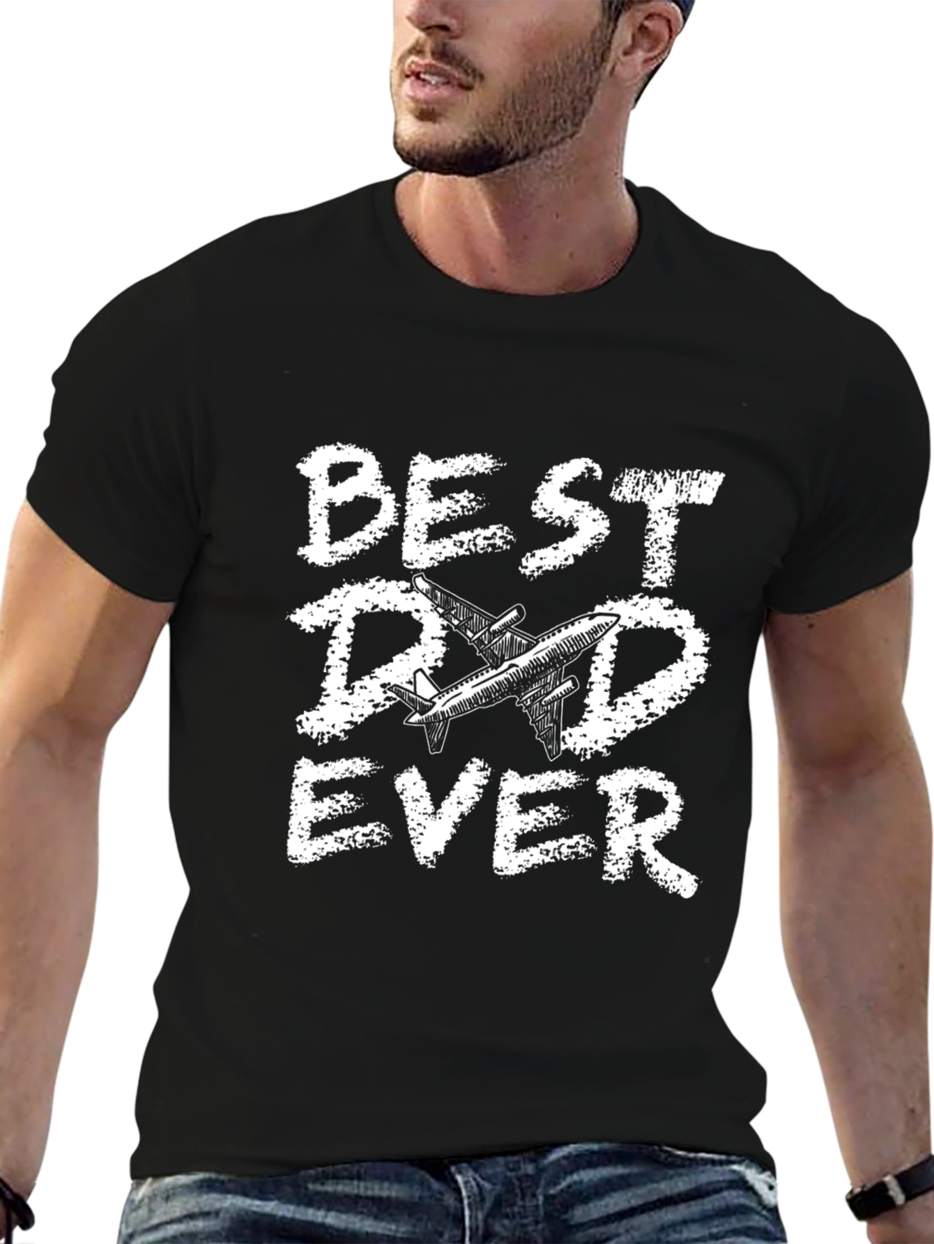 Best Dad Ever Airplane T-Shirt