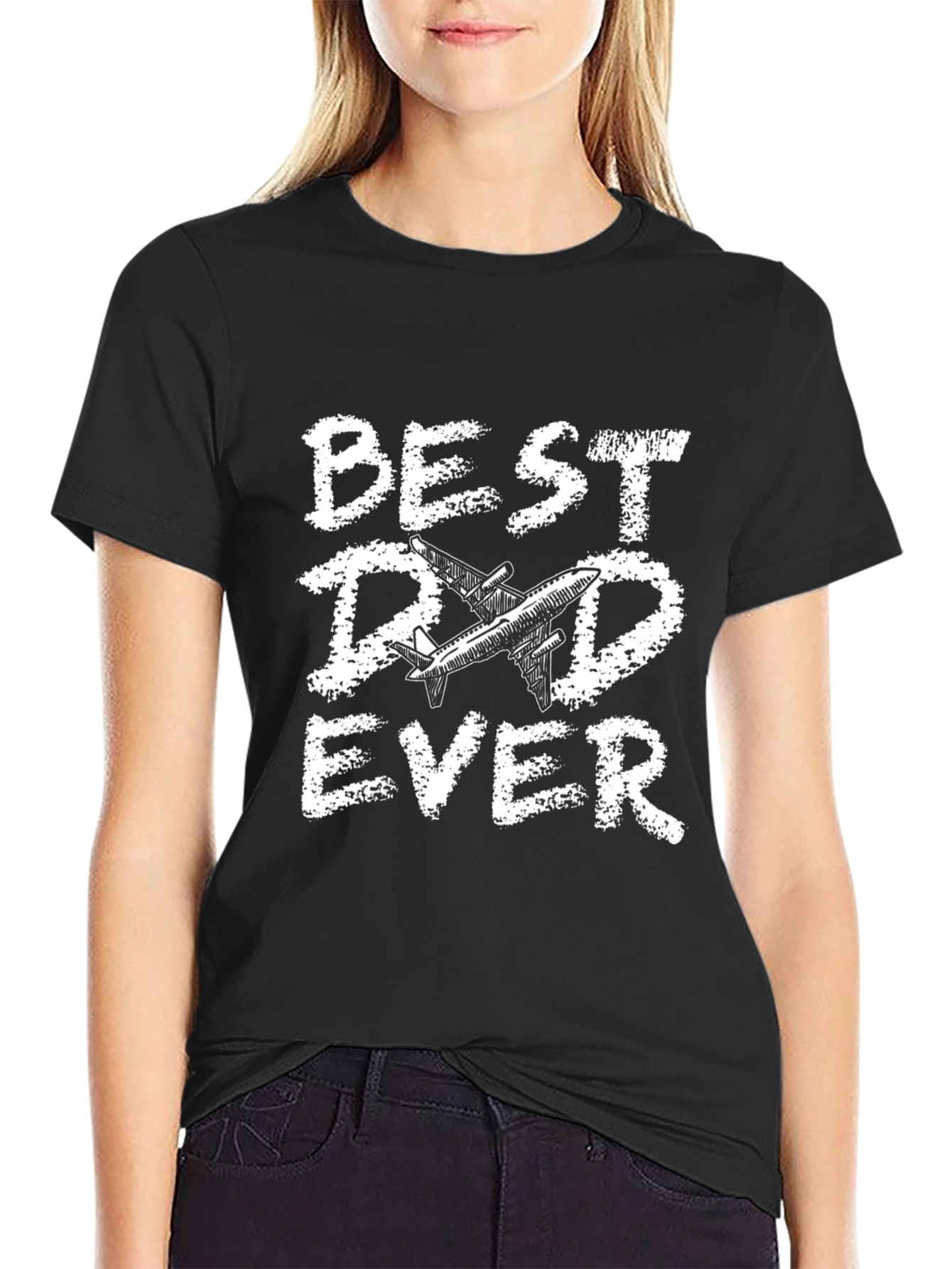 Best Dad Ever Airplane T-Shirt