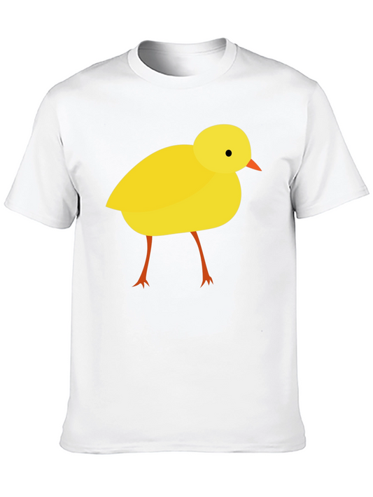 Funny Chick Graphic T-Shirt Black Cotton Tee