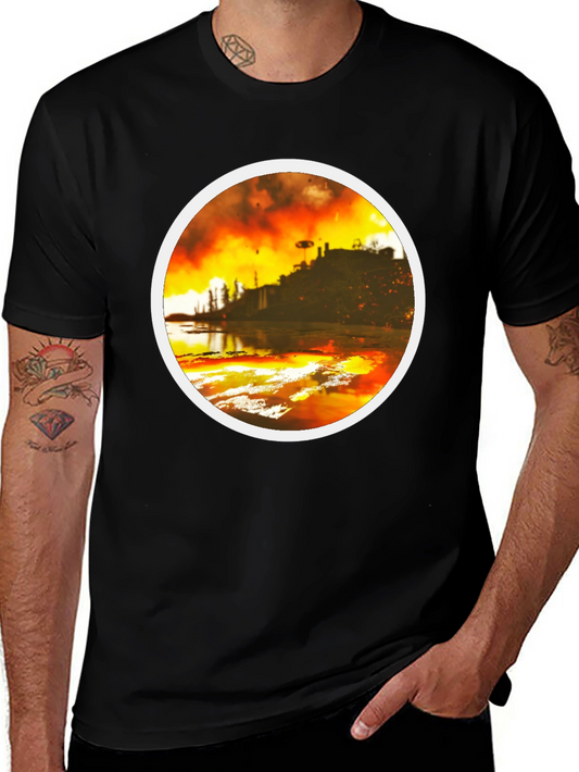 Apocalyptic City Black T-Shirt