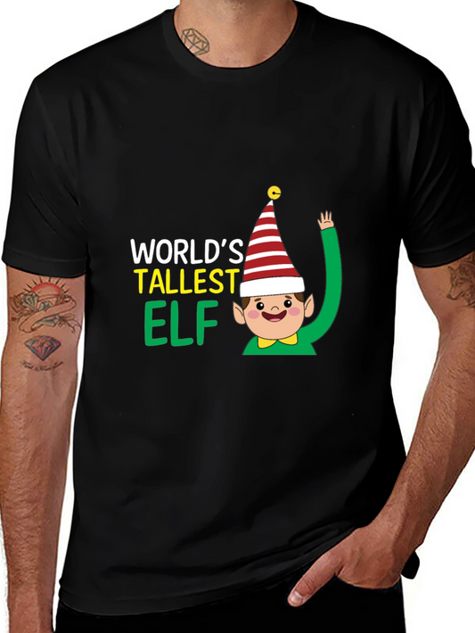 Worlds Tallest Elf Christmas T-Shirt