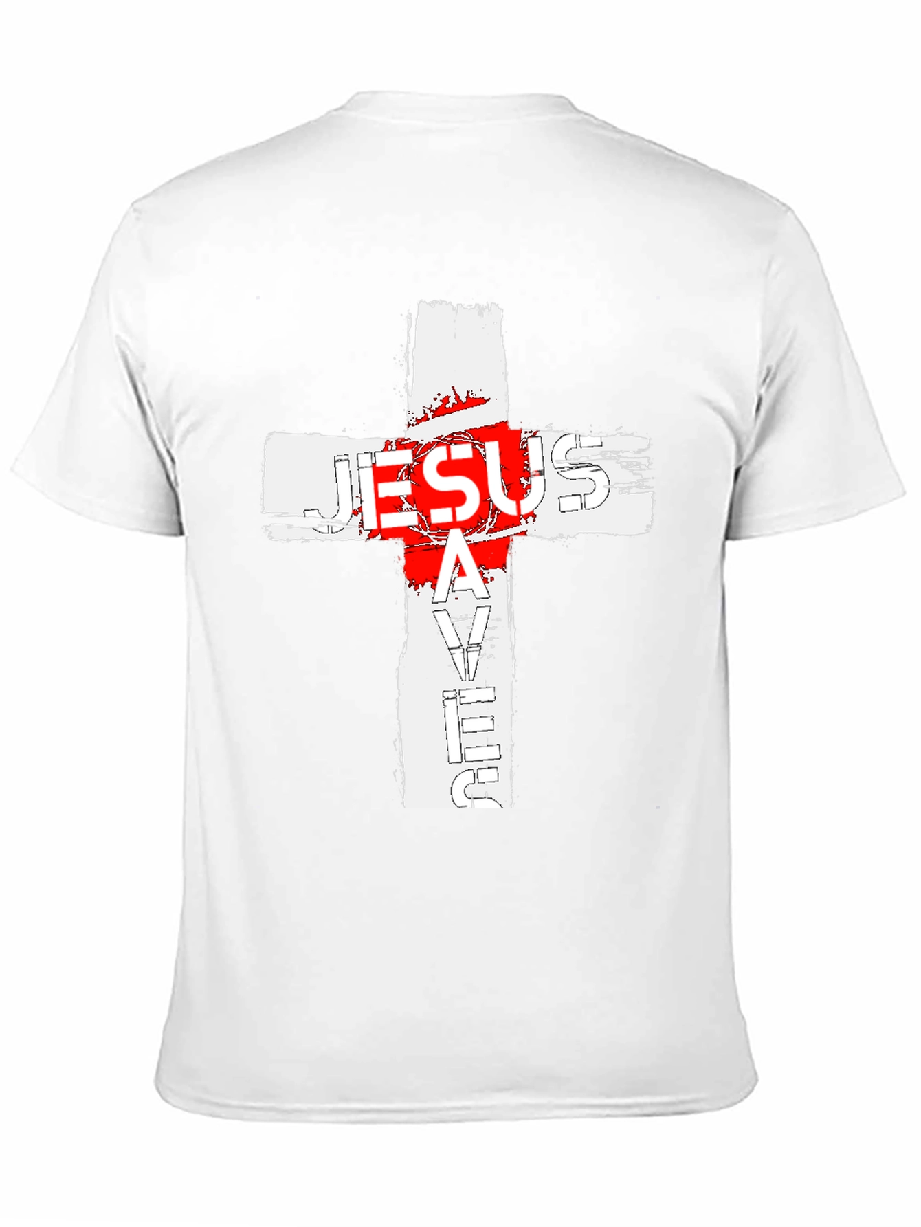 Jesus Saves Cross Graphic T-Shirt