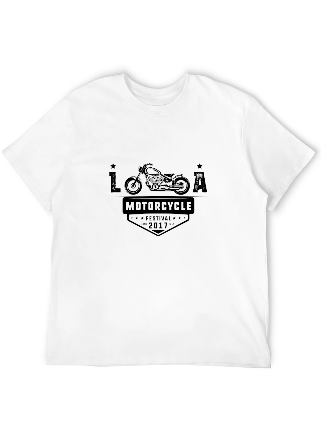 LA Motorcycle Festival 2017 Black T-Shirt