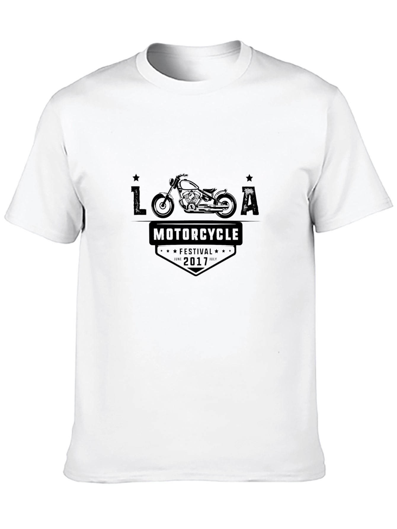 LA Motorcycle Festival 2017 Black T-Shirt