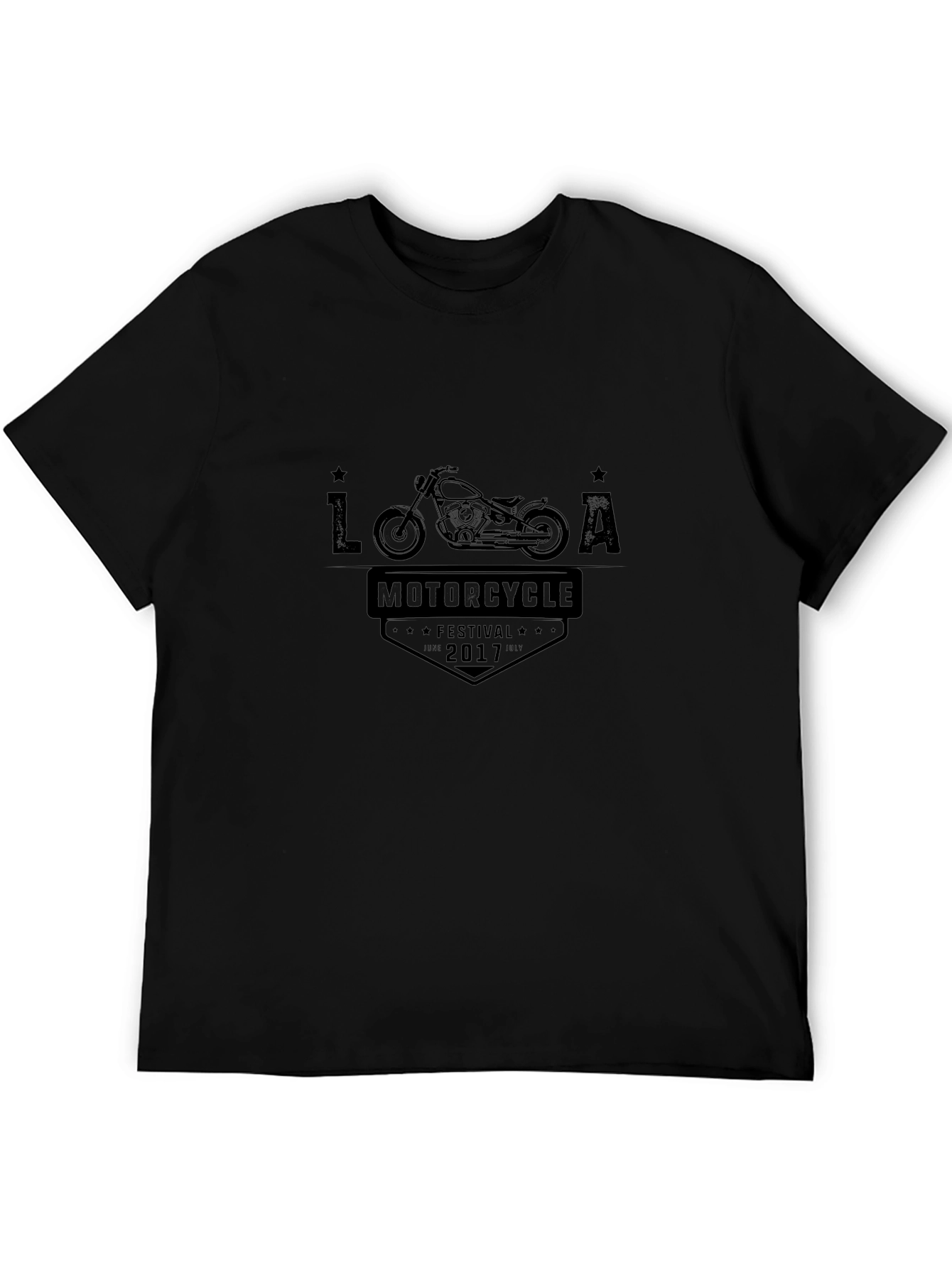 LA Motorcycle Festival 2017 Black T-Shirt