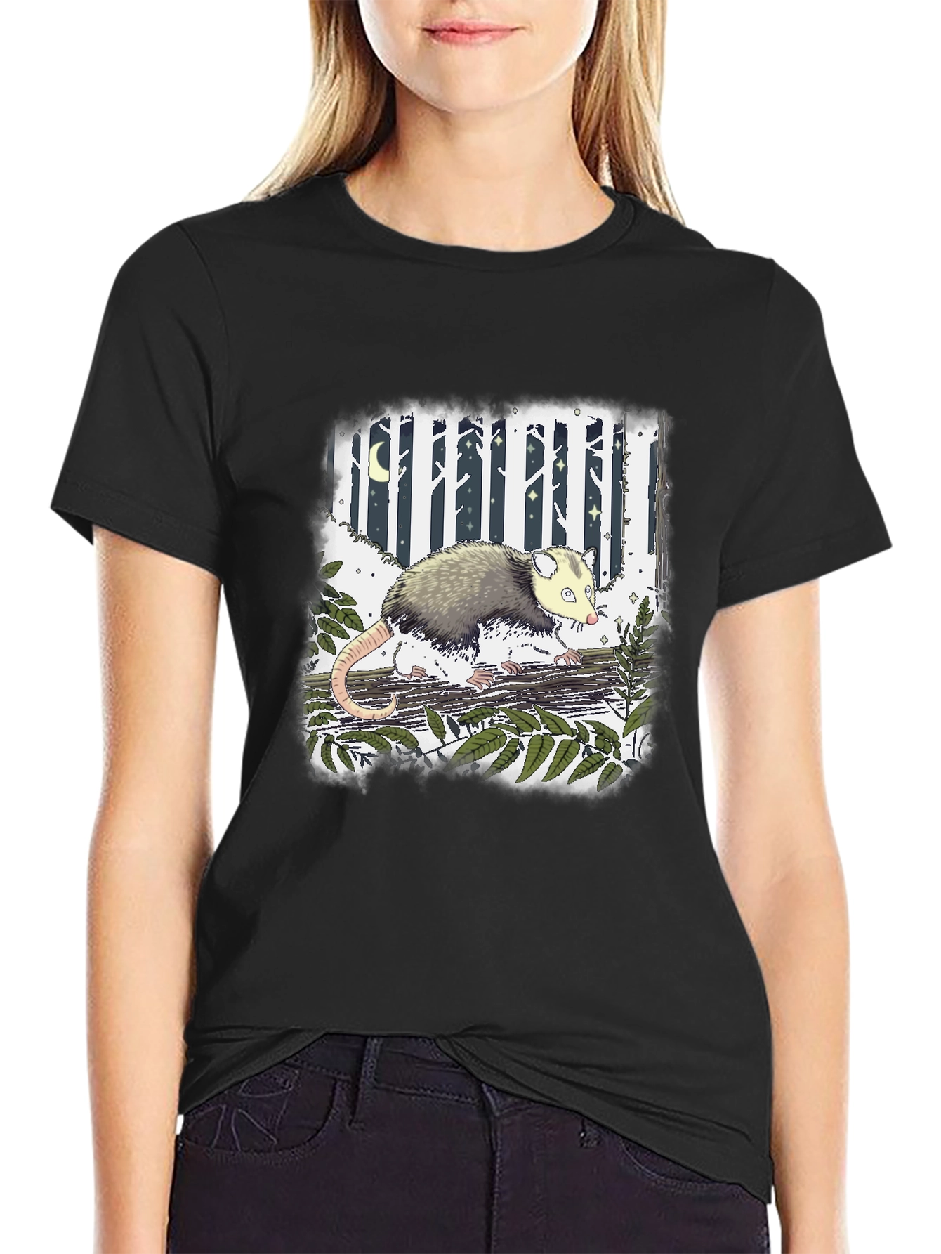 Opossum in Forest T-Shirt