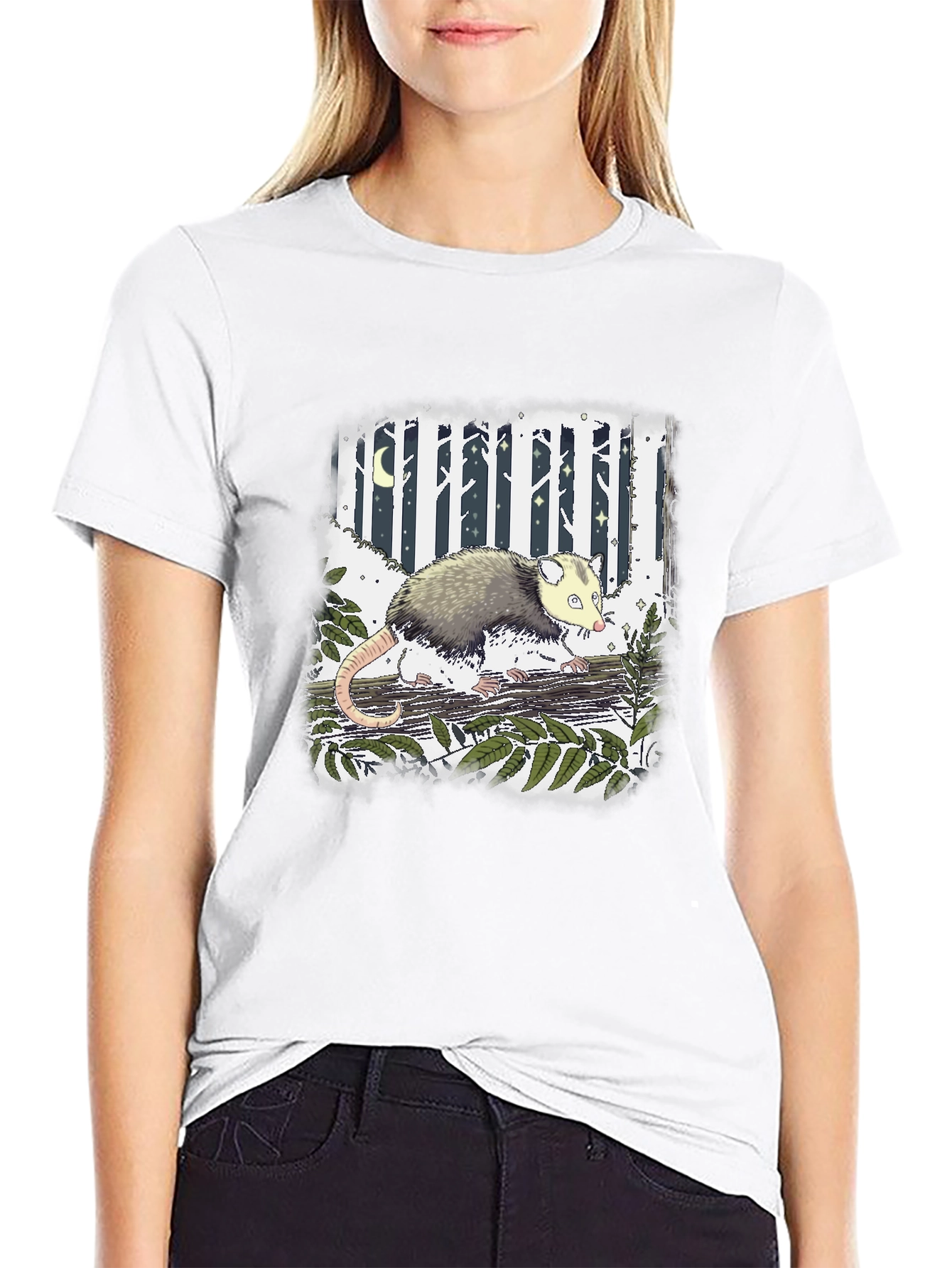 Opossum in Forest T-Shirt