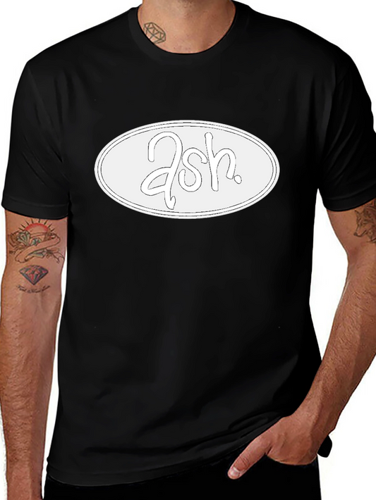 Ash Band Logo Black T-Shirt - Indie Rock Music Tee