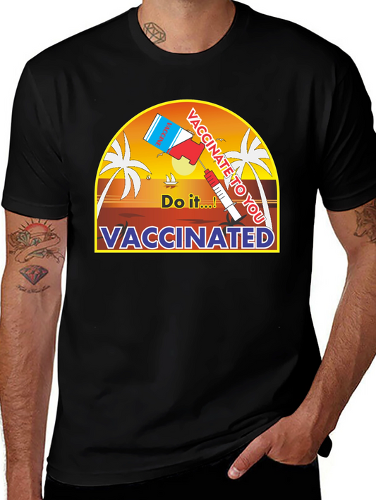Vaccinated Do It! Graphic Tee - Black