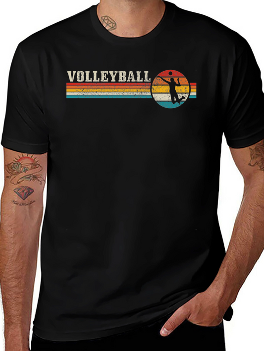 Vintage Volleyball T-Shirt - Retro Style