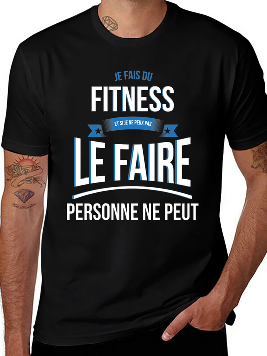 Fitness Fanatic T-Shirt - Je Fais Du Fitness
