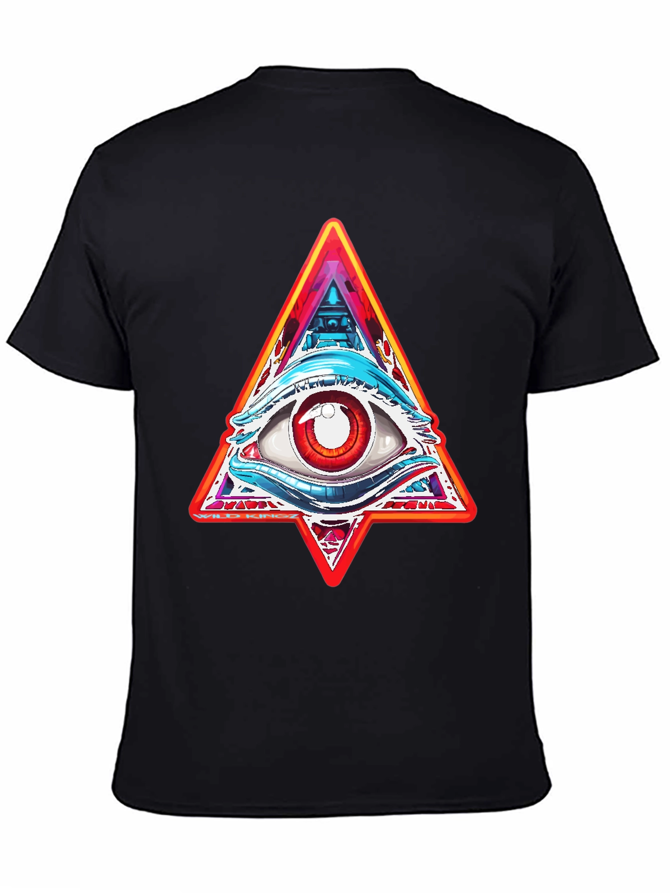 Illuminati Eye Graphic Tee - Mens Black T-Shirt