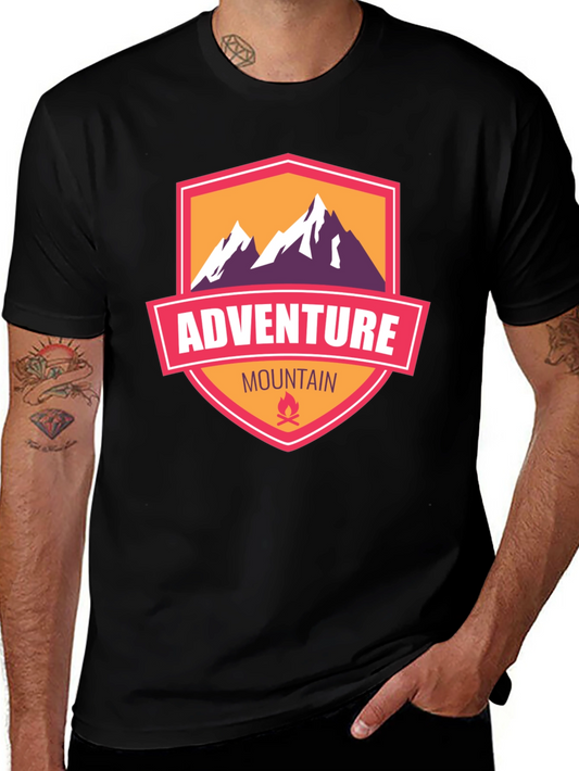 Adventure Mountain Graphic T-Shirt - Outdoor Style