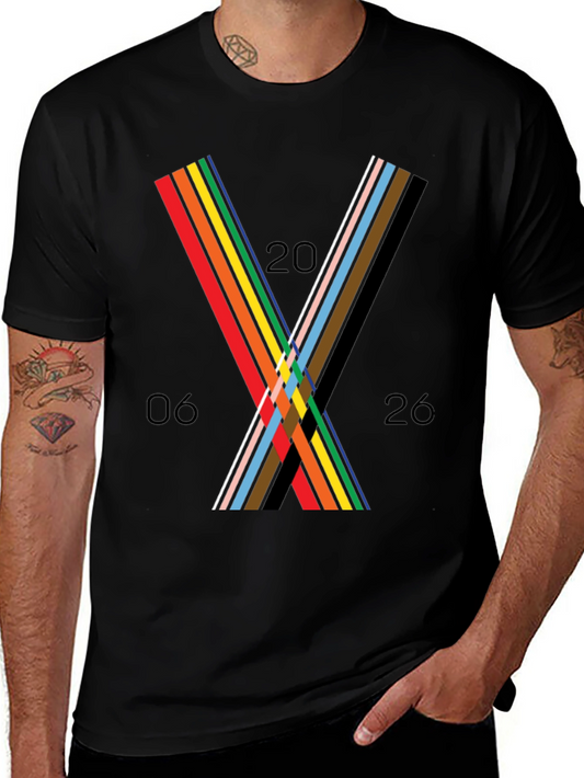 Abstract Graphic Tee - Unisex Black T-Shirt