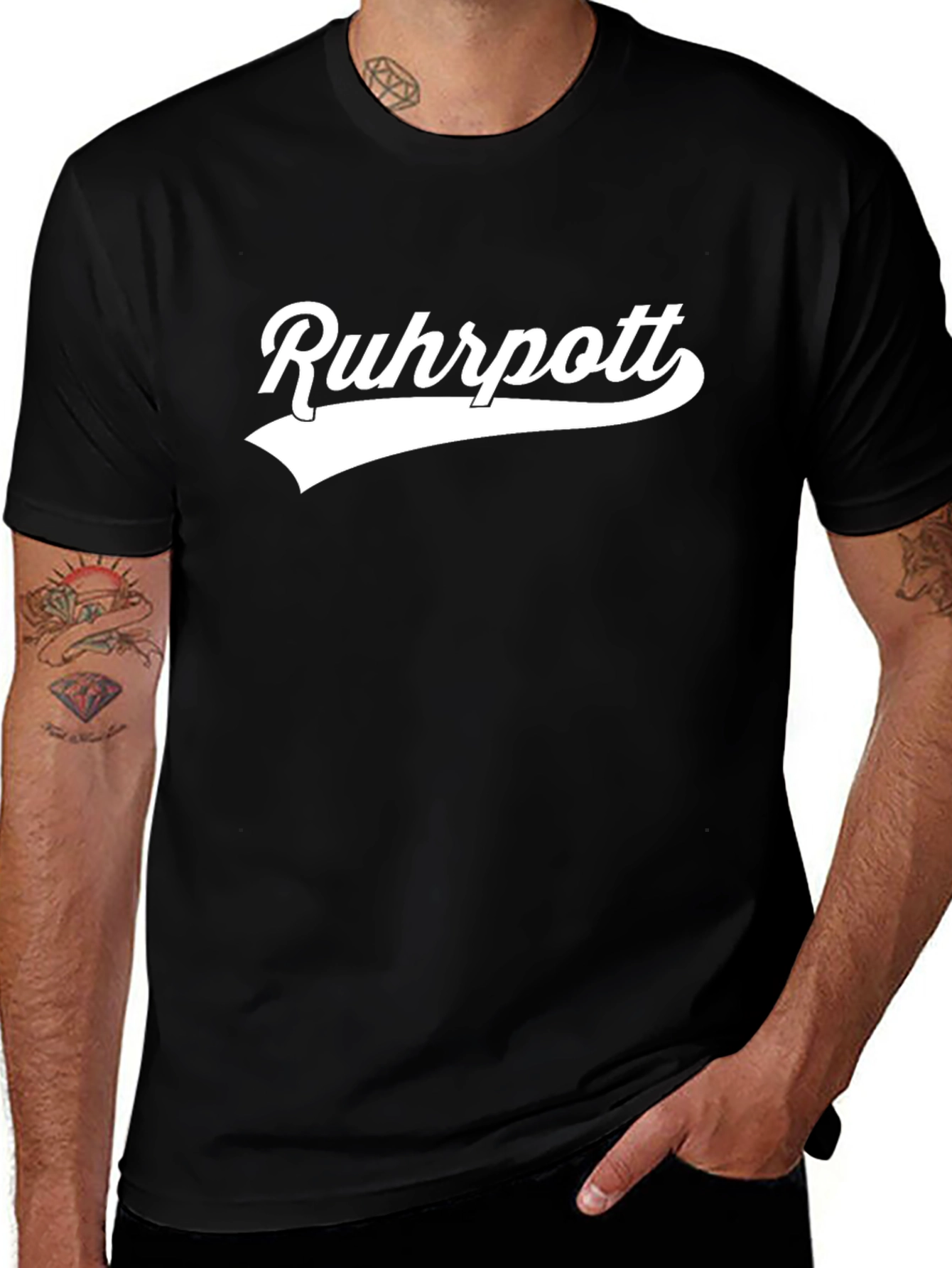 Ruhrpott Graphic Tee - Black Casual Comfort